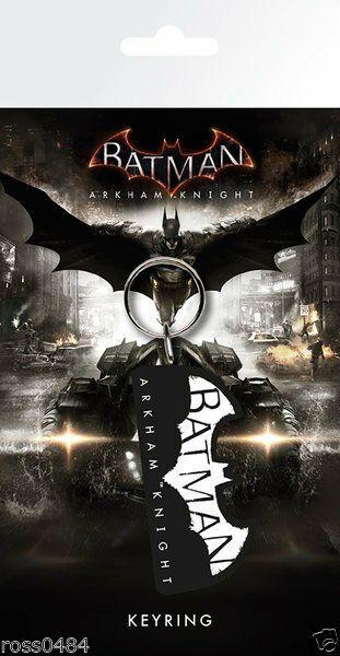 Batman Arkham Knight Logo - Batman Arkham Knight Logo DC Comics Superheroes Key Ring Keyring ...