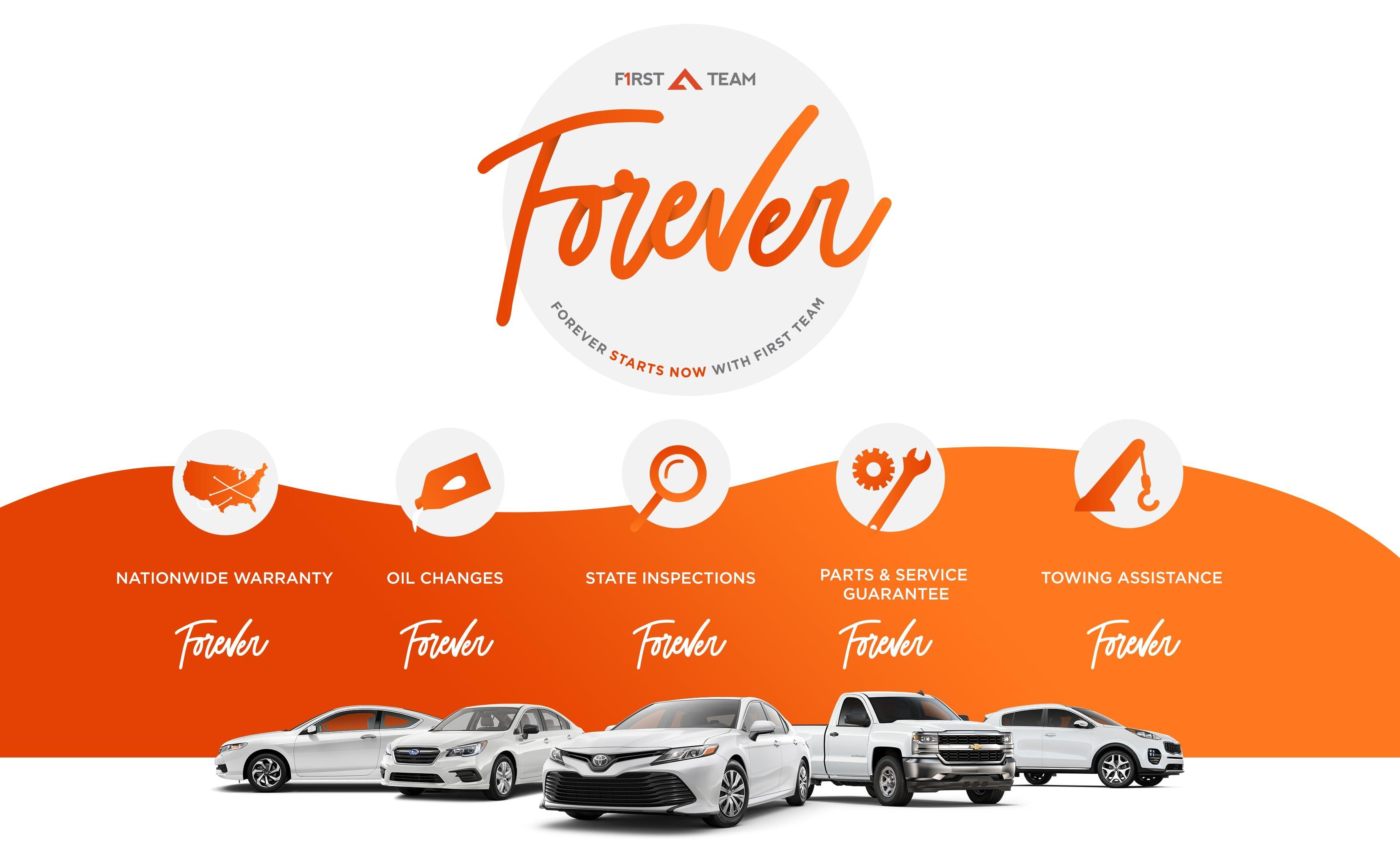 Forever Car Logo - First Team Forever. First Team Automotive Group