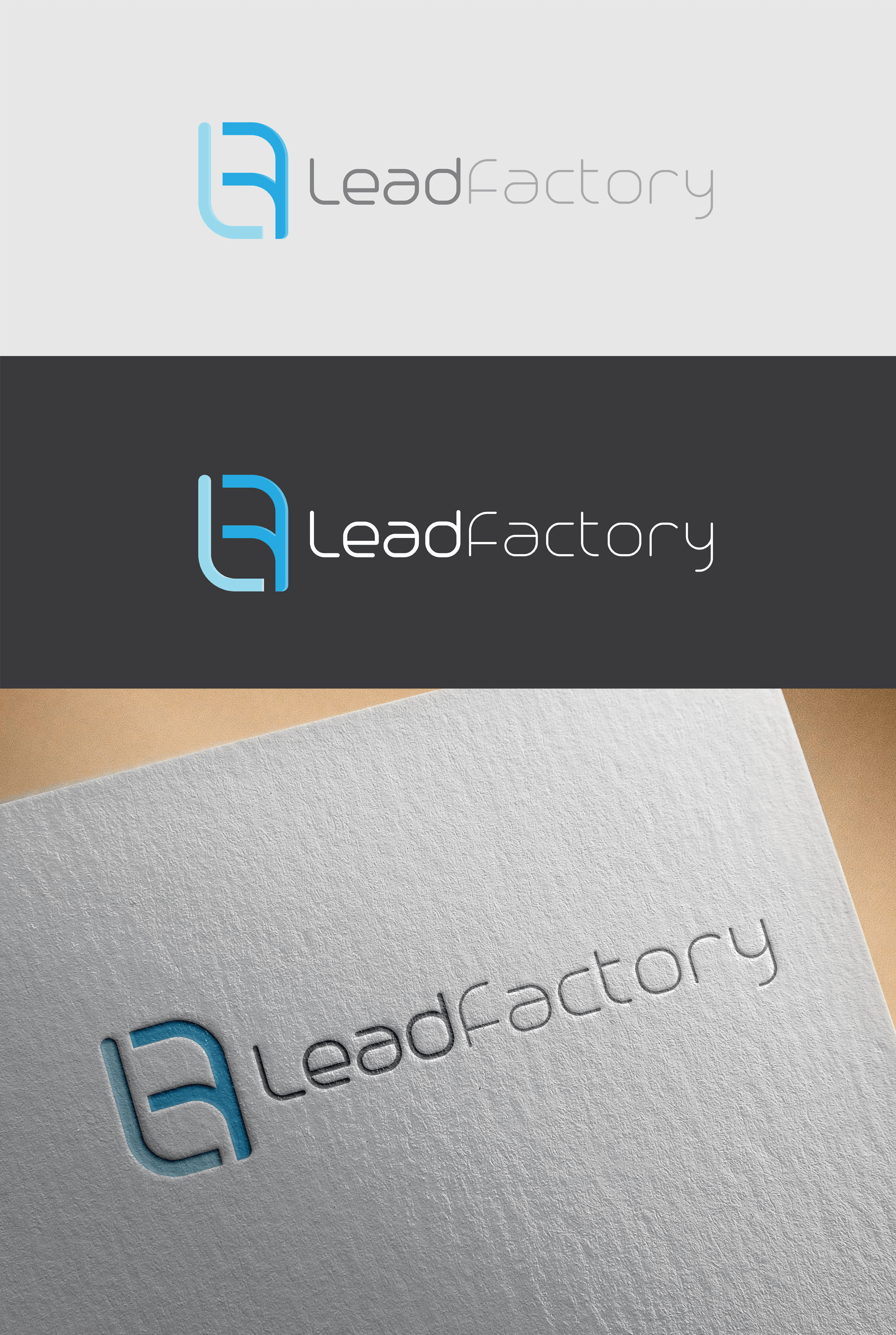 Two F Logo - Lead Factory logo. Simple, elegant logo, combination of two letters