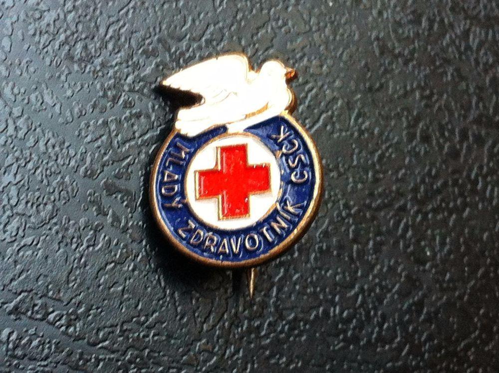 American Red Cross Button Logo - Extra rarre - old badge- pin -red cross - mlady zdravotnik čsčk ...