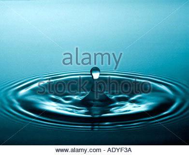 Round Blue Water Drop Logo - Water Round Round Watermark Blue Water Drop Water Splash Image