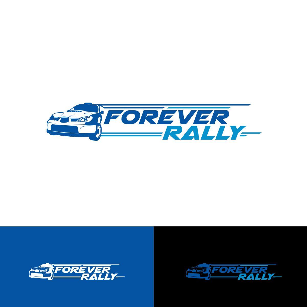 Forever Car Logo - Masculine, Playful, Automotive Logo Design for Forever Rally