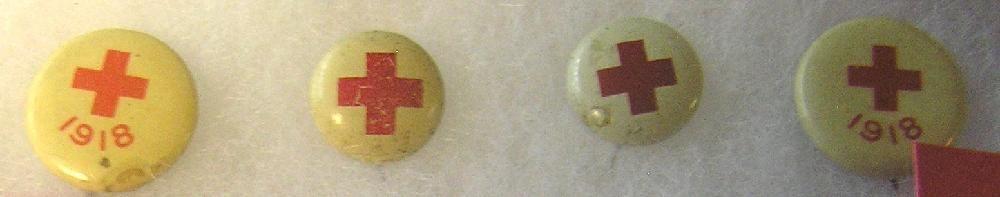 American Red Cross Button Logo - WWI American Red Cross buttons