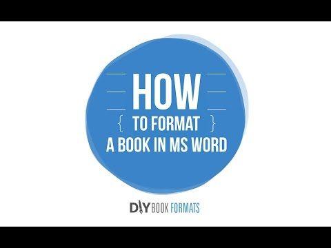 Word 2018 Logo - How to format a book in Microsoft Word (2018) - YouTube