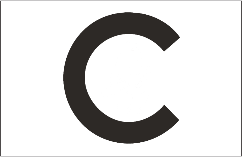 Black C Logo - Chicago Cubs Cap Logo League (NL) Creamer's