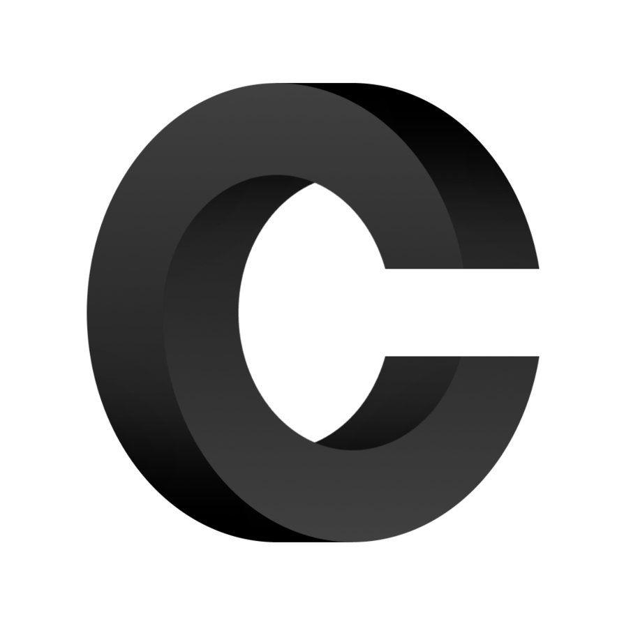 Black C Logo - Two c Logos