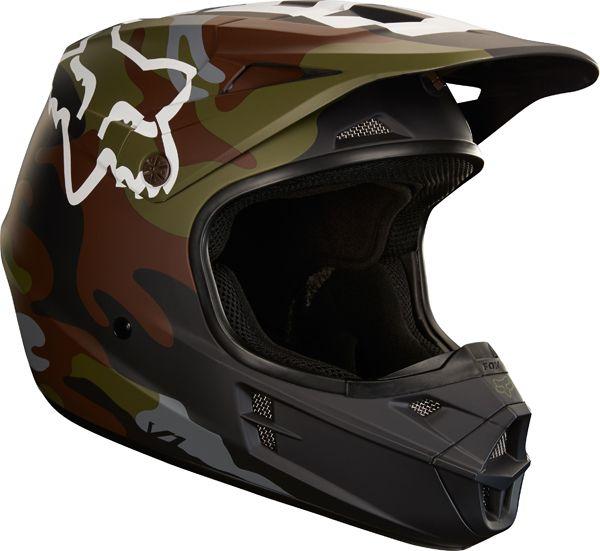 Camo Fox Racing Logo - Fox Racing V1 Camo Helmet: BTO SPORTS