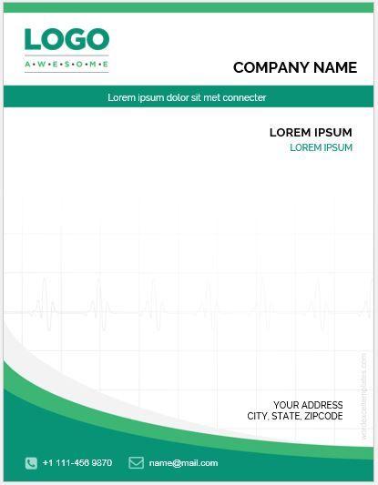 Word 2018 Logo - 2018 Business Letterhead Template MS Word | Logos designs ...