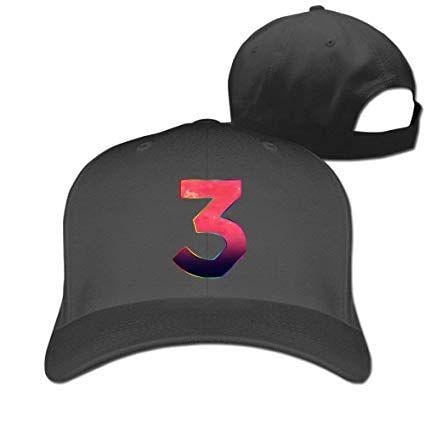 Chance the Rapper 3 Logo - Amazon.com: GlyndaHoa Chance The Rapper 3 Logo Flat-Along Flatbrim ...