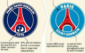 Ifal Tower with Red and Blue Circle Logo - Image of the day : PSG new Logo