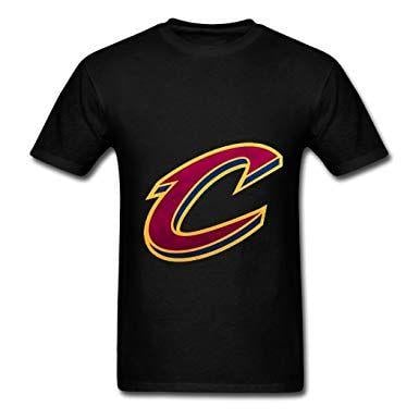 Black C Logo - TY cleveland cavaliers C logo T Shirt For Men Black - Black ...
