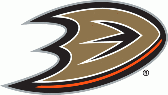 Orange Duck Logo - Anaheim Ducks Logo History