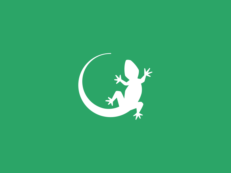 Green Lizard Logo - Lizard logo