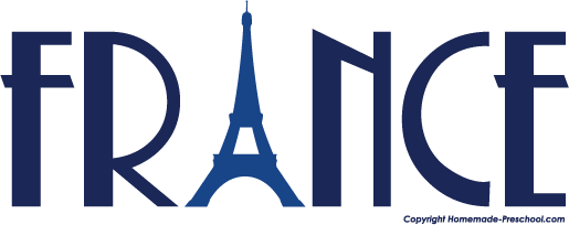 Ifal Tower with Red and Blue Circle Logo - Free Eiffel Tower Clipart