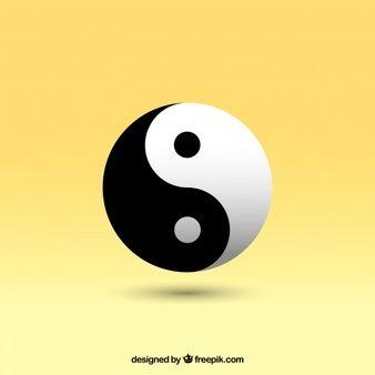 Black and Yellow Yin Yang Logo - Yin Yang Vectors, Photos and PSD files | Free Download