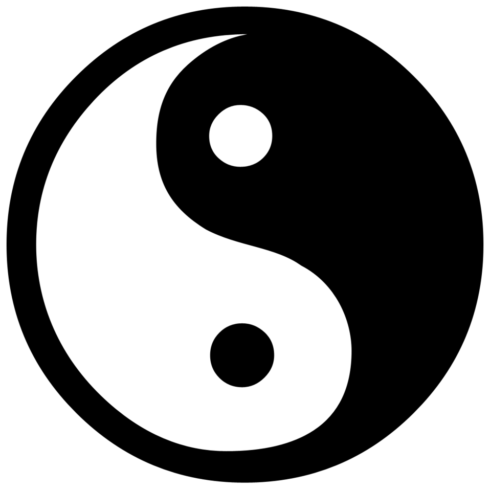 Black and Yellow Yin Yang Logo - Free Picture Of Ying Yang Symbol, Download Free Clip Art, Free Clip
