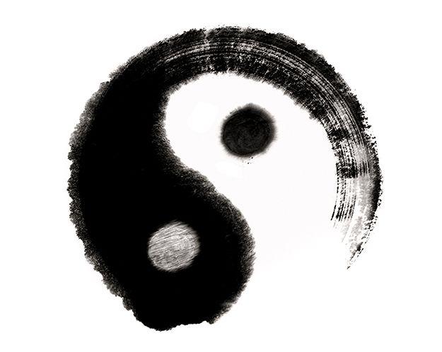 Black and Yellow Yin Yang Logo - Set in china. Colors Meaning in Chinese Culture