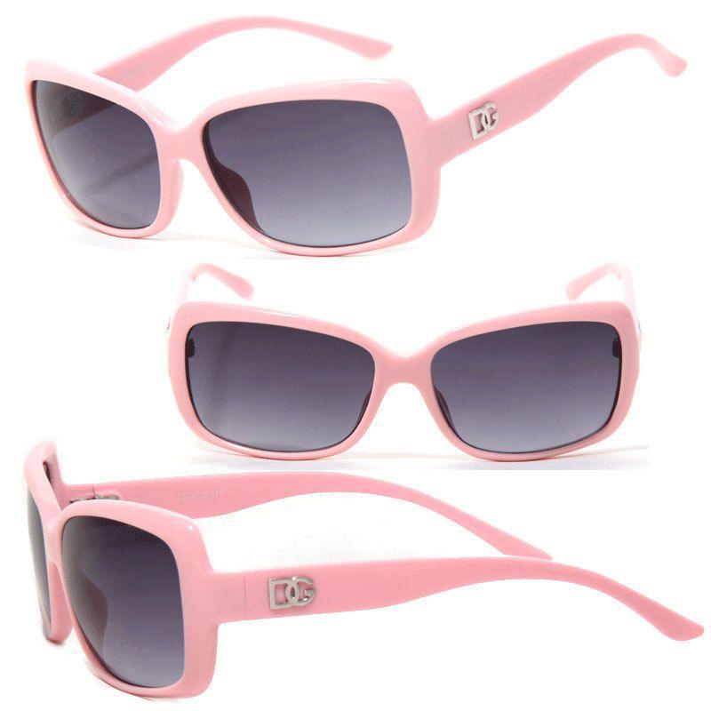 Baby DG Logo - DG Womens Pink Frame Square Designer Sunglasses - Baby Pink DG131 | eBay