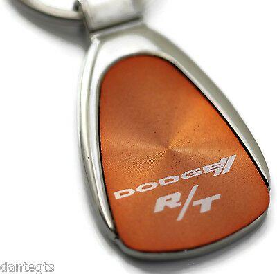 Orange Tear Drop Logo - DODGE R/T RT Key Chain Orange Tear Drop Key Fob Ring Logo Authentic ...
