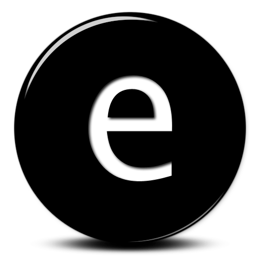 Black E Logo - E Letter Logo Png Transparent PNG Logos