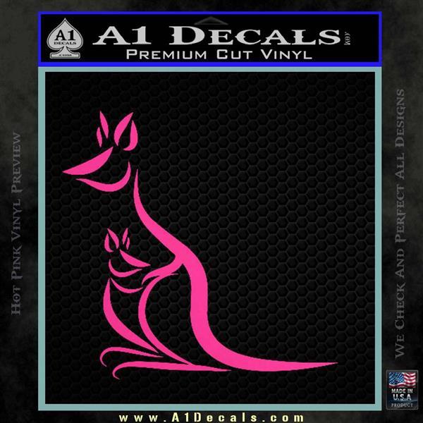 Baby DG Logo - Kangaroo & Baby DG Decal Sticker » A1 Decals