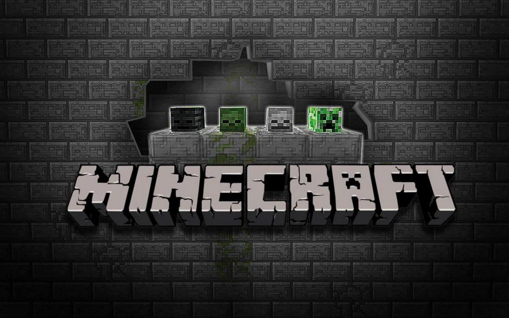 Minecraft Logo Blue