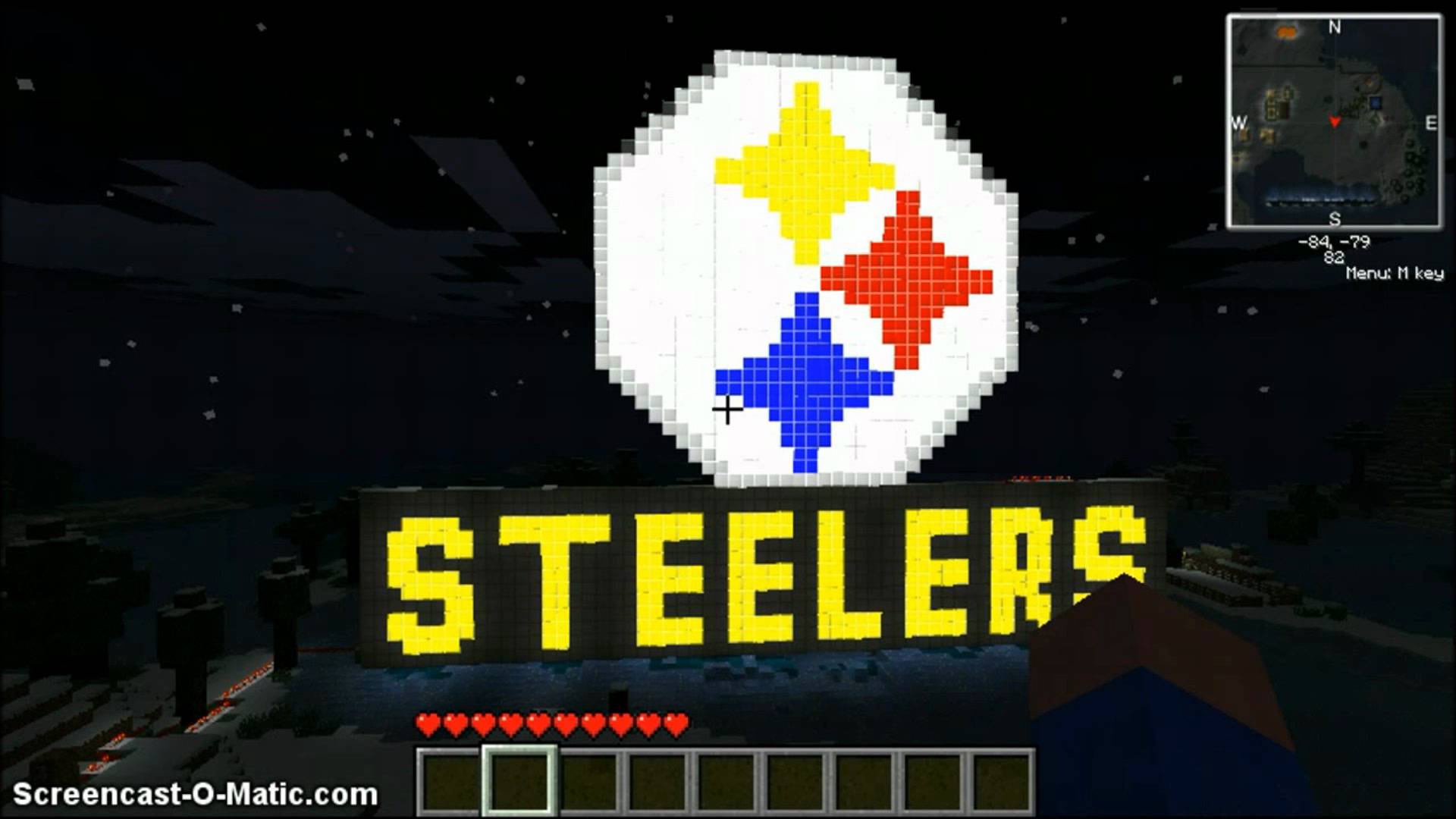 Cool Minecraft Logo - minecraft: steelers logo - YouTube - Clip Art Library
