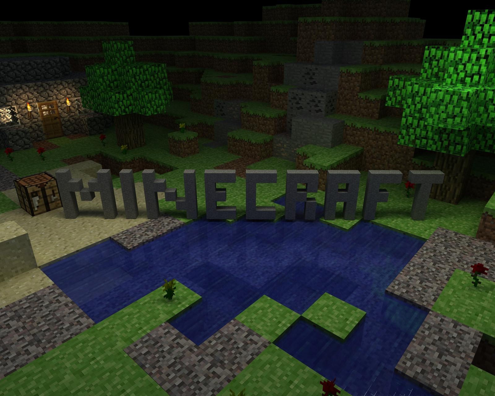 Cool Minecraft Logo - Cool Minecraft World Logo Wallpaper