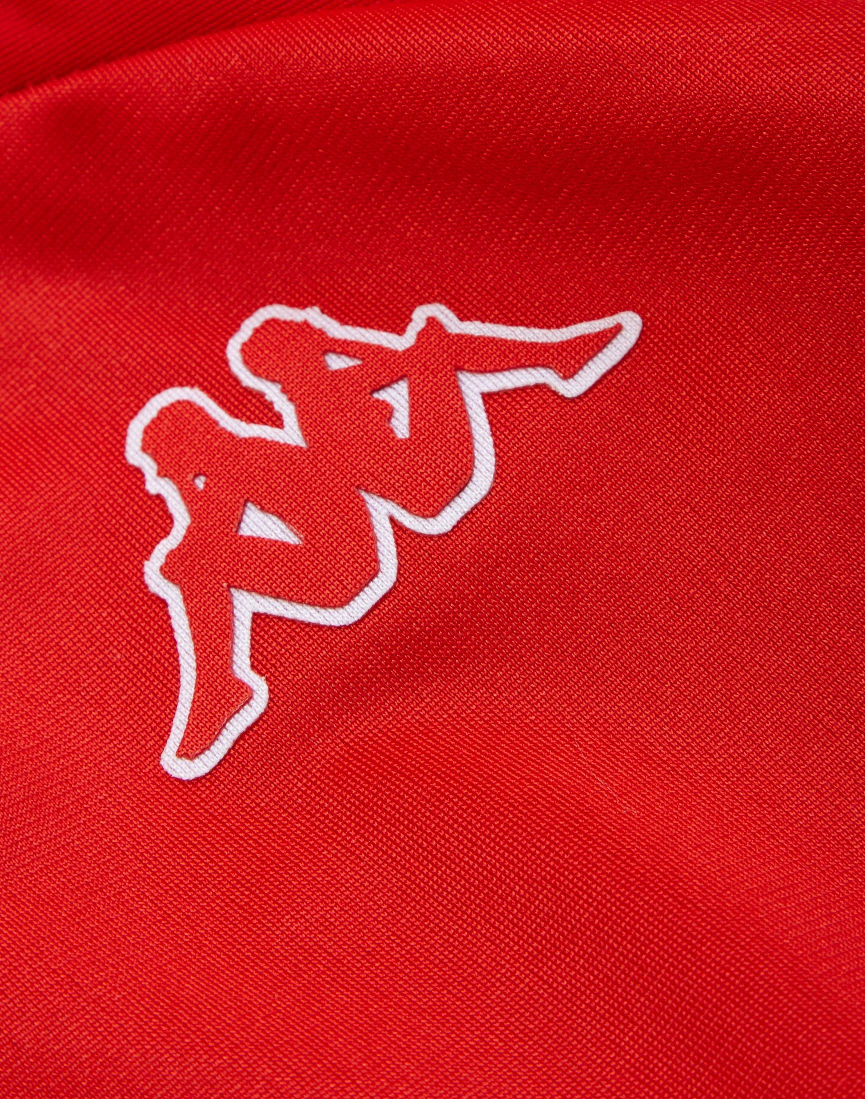 Red and White Kappa Logo - Kappa Banda 10 Ahran Zip Up Jacket Red & White in Red for Men