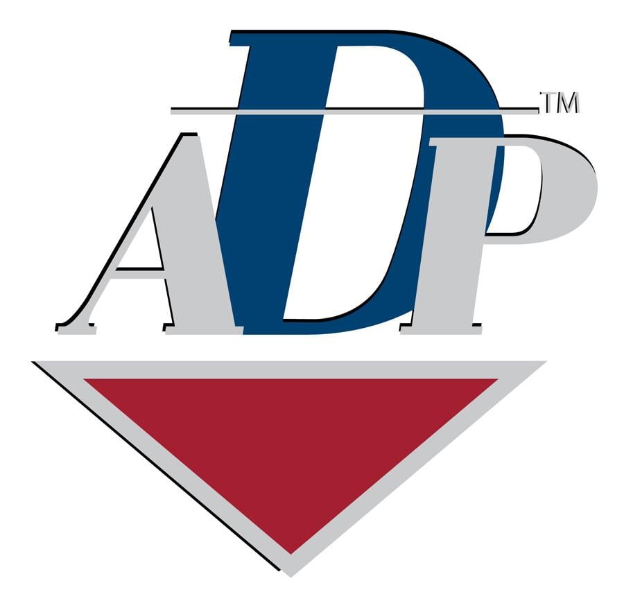 White and Red ADP Logo - ADP Image Downloads | Advanced Distributor Products