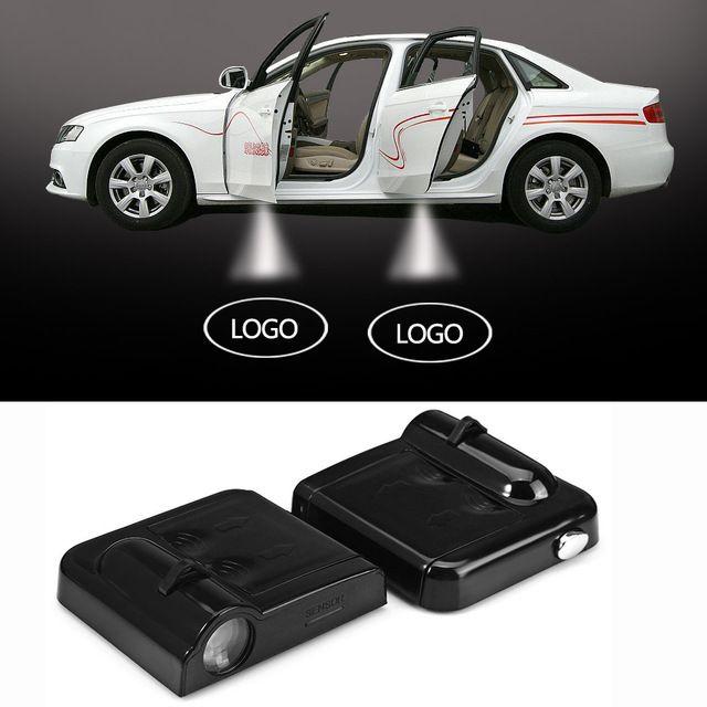 Car Interior Logo - 2pcs Wireless Car Door Logo Lights Laser Projector Car styling Car ...