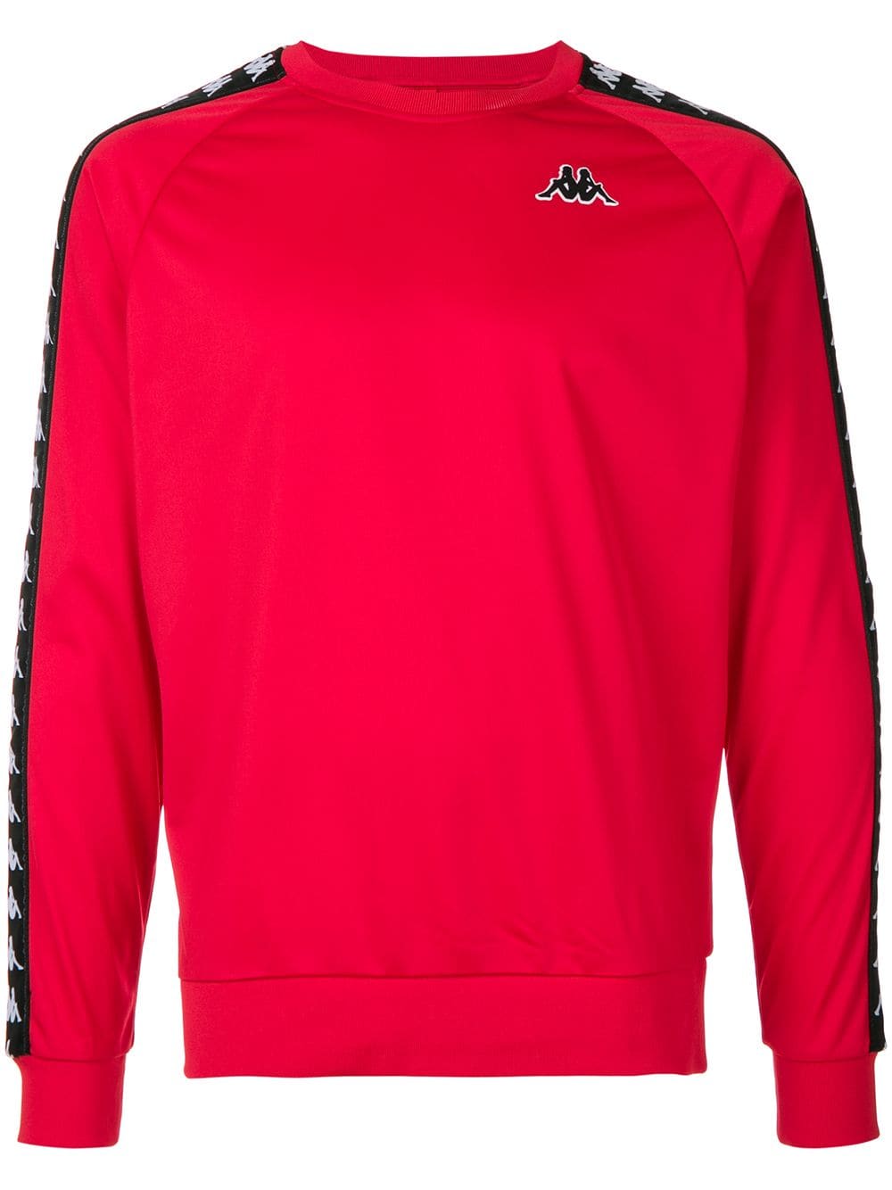 Red and White Kappa Logo - Kappa Logo Long-Sleeve Sweatshirt - Red | ModeSens