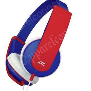 Blue and Red W Logo - JVC Kids Tinyphones Headphones w/ Childrens Safety Volume Limit