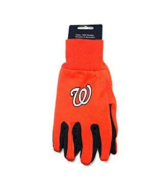 Blue and Red W Logo - Wincraft MLB Washington Nationals W Logo Two Tone Gloves, 2 Pack