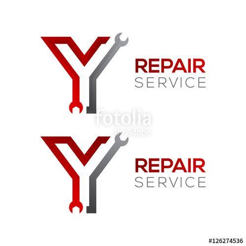 Industrial Mechanic Logo - Letter Y with wrench logo, Industrial, repair, tools, service