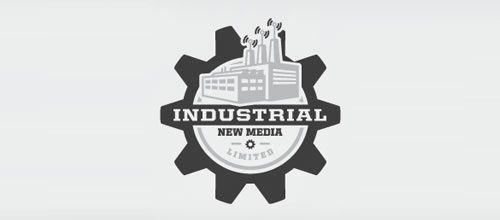 Industrial Mechanic Logo - 30 Creative Examples of Gear Logo | Naldz Graphics