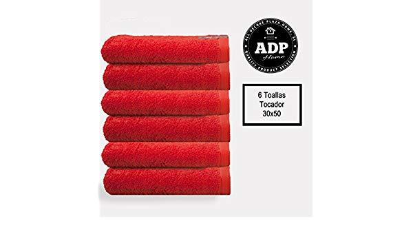 White and Red ADP Logo - ADP Home Absorbent Towel Washcloths 100% Cotton Marlborough 6 X ...