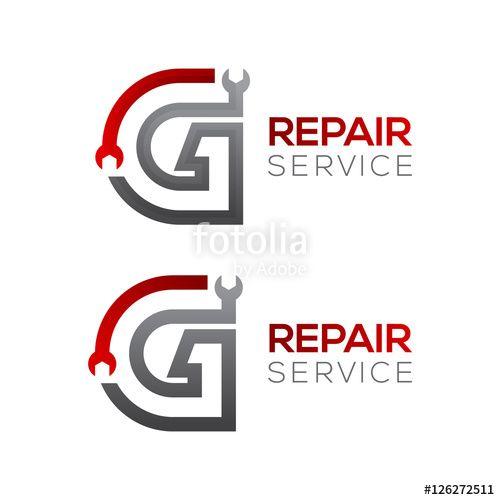 Industrial Mechanic Logo - Letter G with wrench logo, Industrial, repair, tools, service