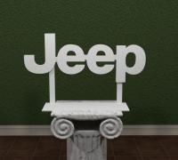 Awesome Jeep Logo - jeep logo 3D Models to Print