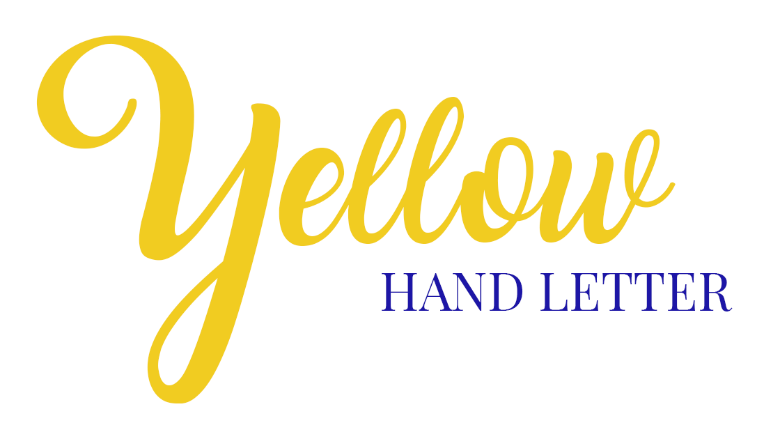 Yellow Hand Logo - Home Hand Letter