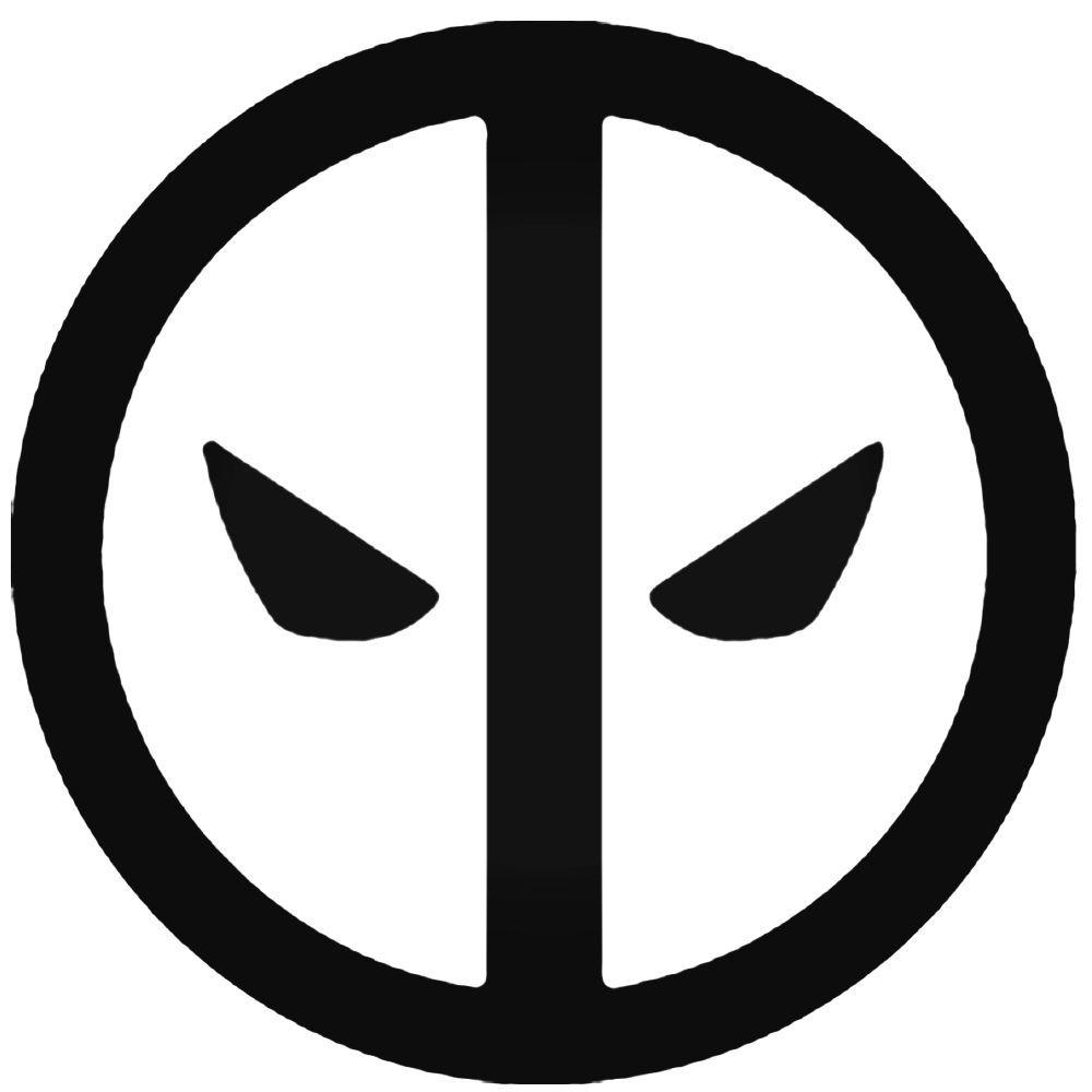 Deadpool Logo - Deadpool Deadpool Logo Silhouette Decal