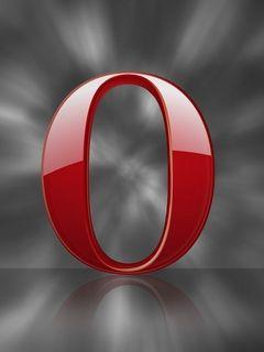 Old Opera Logo - Download wallpaper 240x320 opera, browser, logo, background old ...
