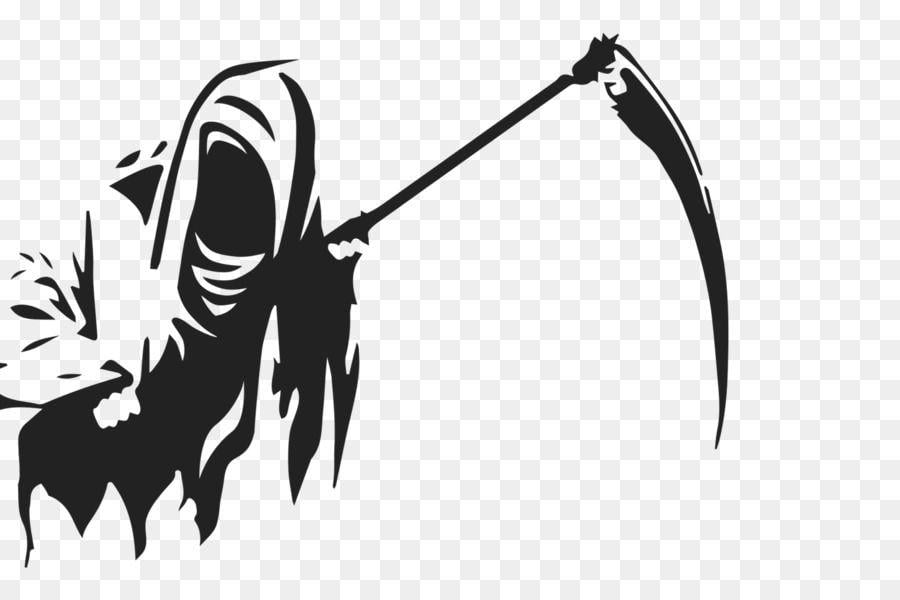 Silhouette Logo - Death Logo Silhouette White - reaper png download - 1920*1280 - Free ...