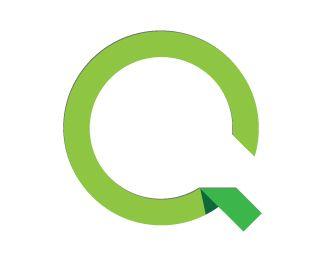Green Q Logo - Q Designed