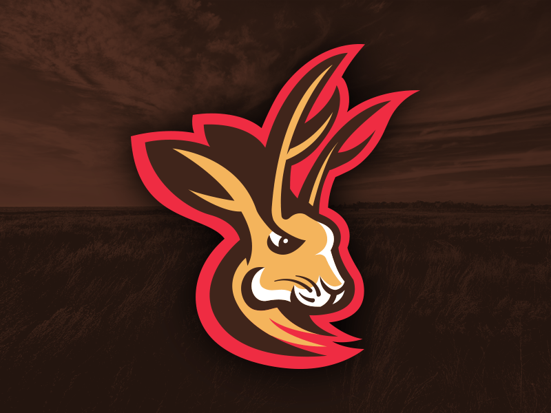 Rabbit Sports Logo - Jackalope by Connor Brandt | Dribbble | Dribbble