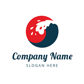 Red Wave Logo - Free Wave Logo Designs | DesignEvo Logo Maker
