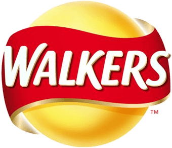 Yellow and Red Chips Logo - Walkers (snack foods)