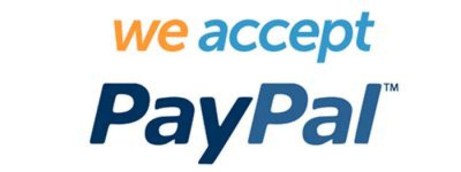 We Now Accept PayPal Logo - We accept Paypal payment - Laser Innovations Limited