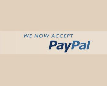 We Now Accept PayPal Logo - Pretty Green now accept PayPal