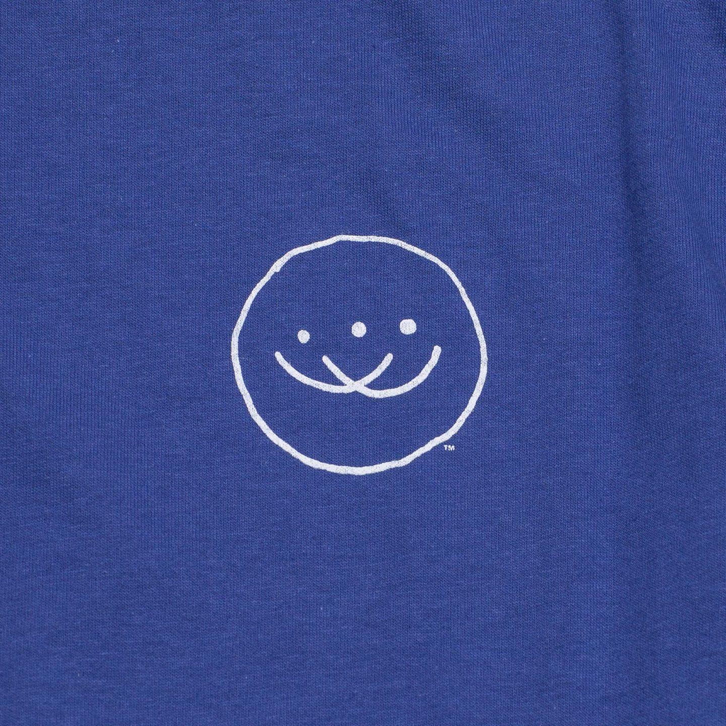 Blue Double S Logo - Doubles' Smiley Logo Short Sleeve - Blue – doubles ltd